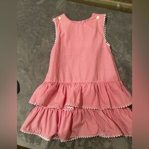 Petit Ami Pink & White Gingham Dress Size 3T / Retail $60